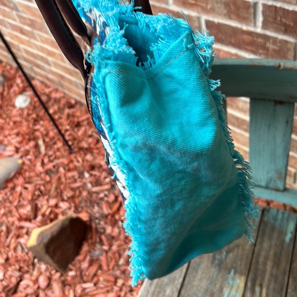 MyRA BAG Aqua Imagica Small Tote Bag NWT - Picture 6 of 10